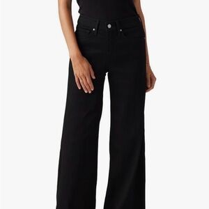 Levi's Black Wide-Leg High-Rise Jeans